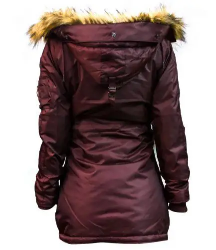 Парка Top Gun Miss Fitted Nylon N-3B Parka L Burgundy (TGJ1574BUL) - фото 2