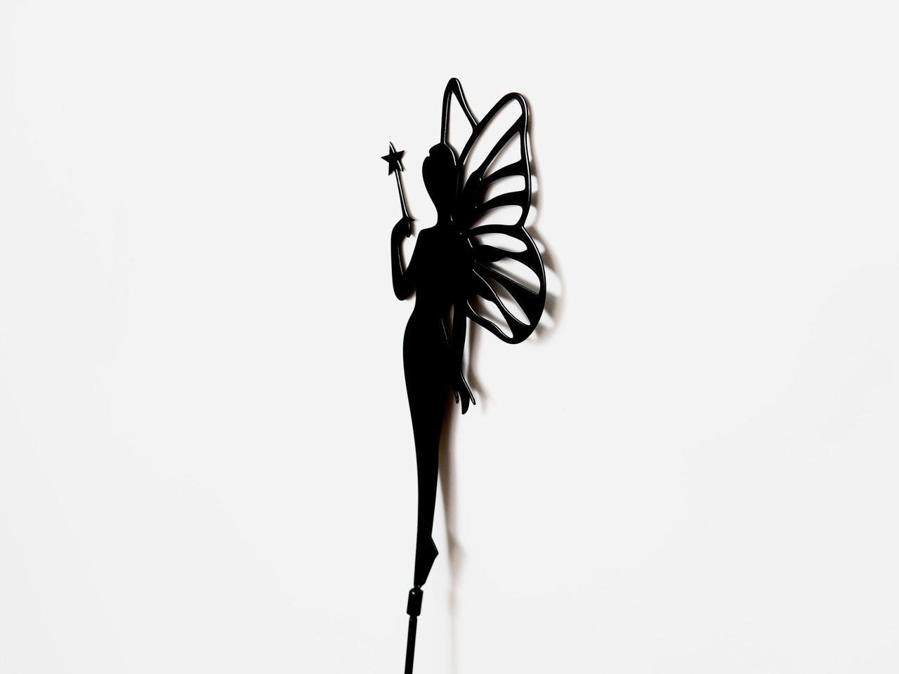 Садовая фигура Фея с волшебным посохом/металлическая для сада/двор/клумбы (DCR048) - фото 4