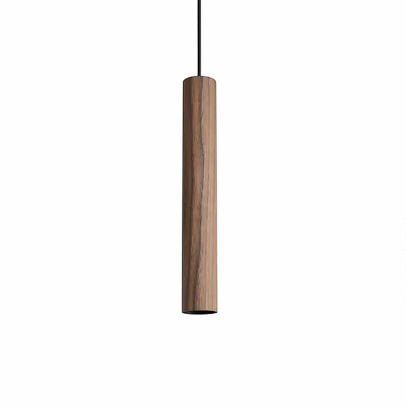 Люстра подвесная лофт Atmolight Chime NutWood GU10 P57-400/1521 на одну лампу Коричневый