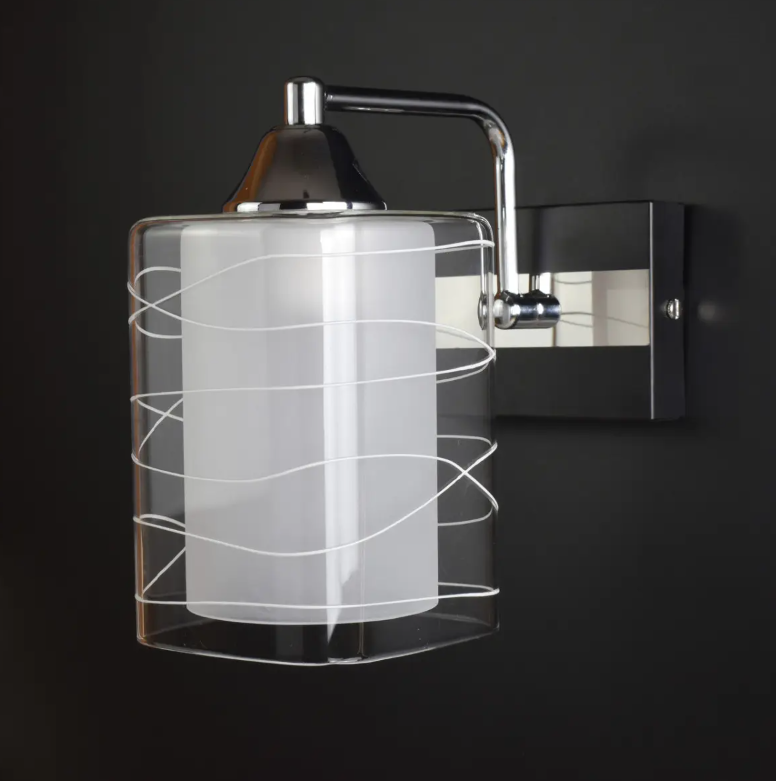 Бра настенное 126/1-bk 20х12х21 см Черный (NA004963)