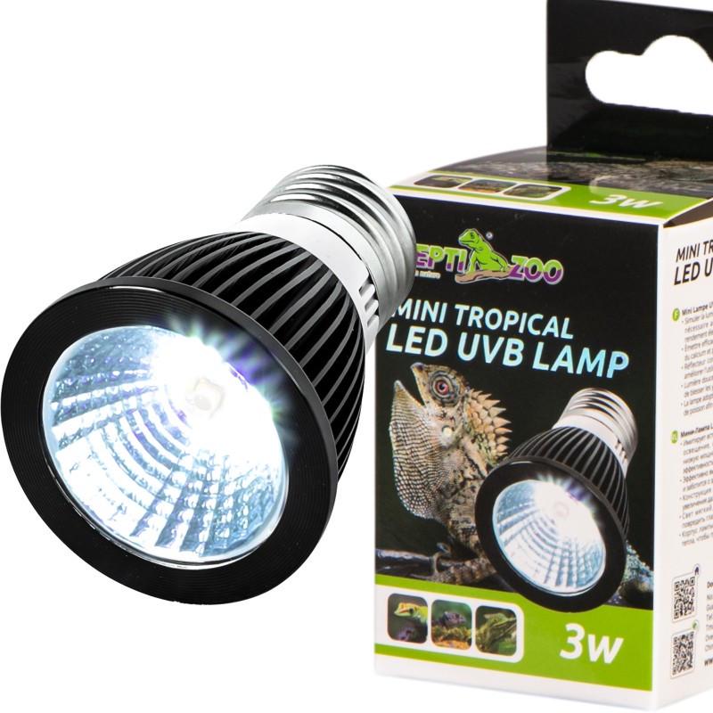 Лампа Repti-Zoo LED UVB 5.0 Tropical 3W для тропического террариума (LEDU03T) Лампа Repti-Zoo LED UVB 5.0 Tropical 3W для тропического террариума (LEDU03T)
