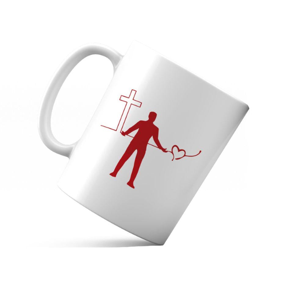 Кружка керамическая Тот кто нашел Бога 350 мл (хрч0026у)