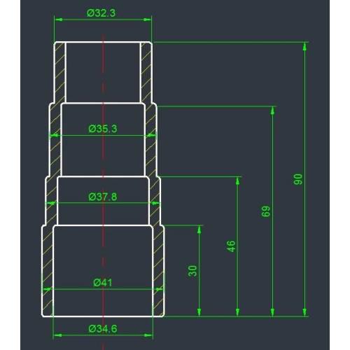 Адаптер для электроинструмента Vitals AE 35SP (000145533) - фото 4