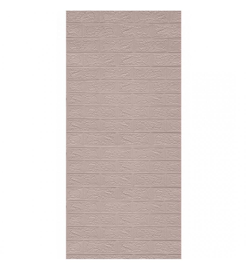 3D-панель самоклеюча декоративна під цеглу в рулоні 20 м 20000x700x3 мм Рожеве золото (HP-ZW27-3 рулон 20м)