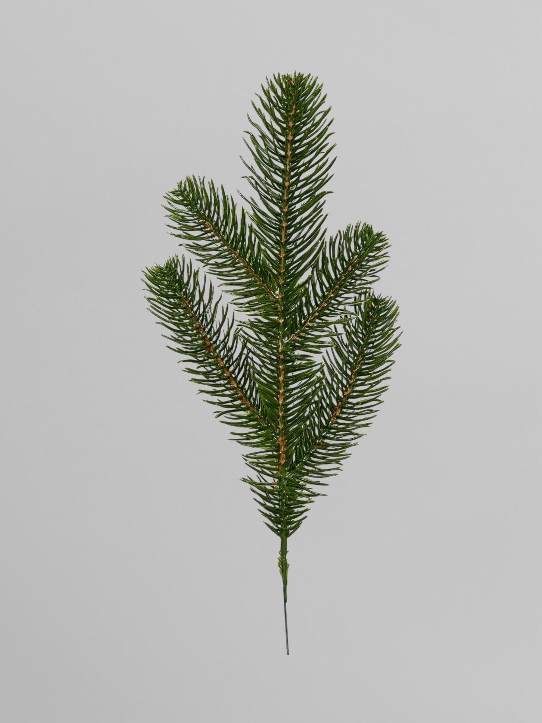 Искусственная ветка елки литая Lux 33 см Оливковый (Н03004)