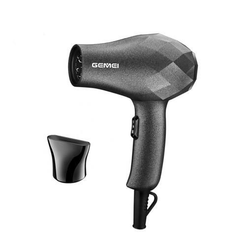 Фен для сушки волос GEMEI GM-139 дорожный 1000W Black (GM 139) - фото 2 Фен для сушки волос GEMEI GM-139 дорожный 1000W Black (GM 139) - фото 2