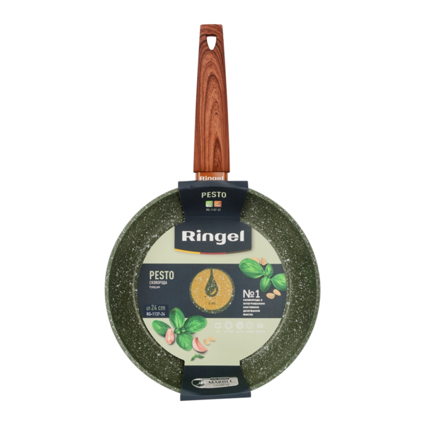 Сковорідка класична Ringel Pesto 24 см (RG-1137-24) - фото 4 Сковорідка класична Ringel Pesto 24 см (RG-1137-24) - фото 4