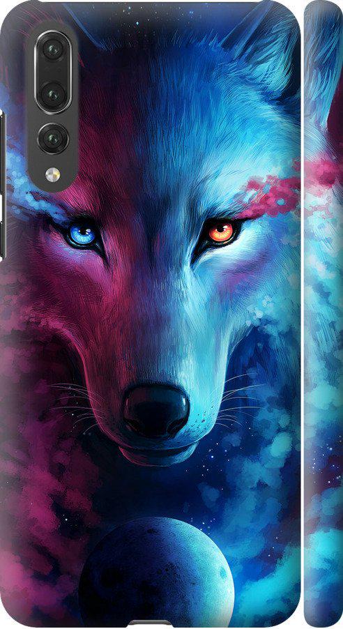 Чохол на Huawei P20 Pro Арт-вовк (3999m-1470-42517)