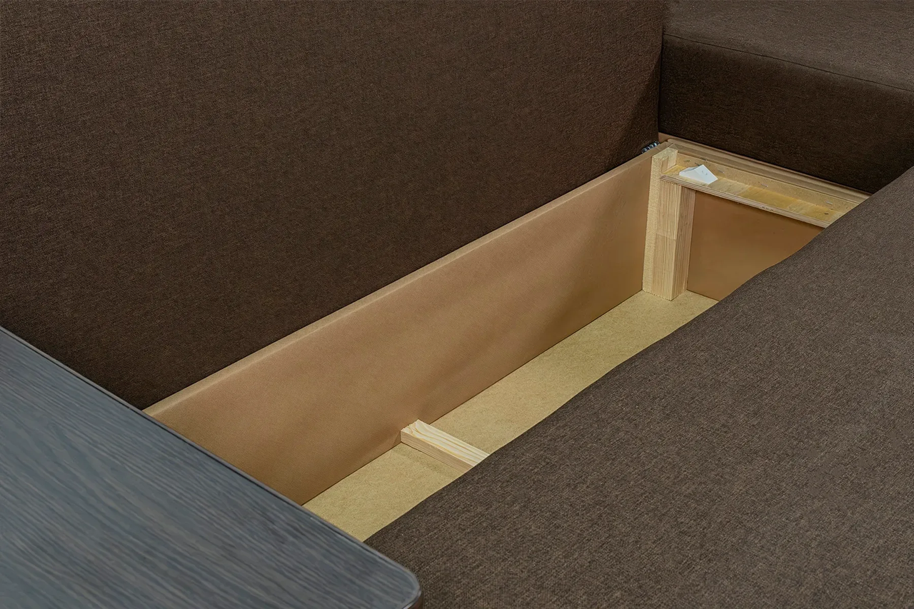 Диван кутовий Токіо 243х155 см Коричневий (31026757) - фото 10 Диван кутовий Токіо 243х155 см Коричневий (31026757) - фото 10