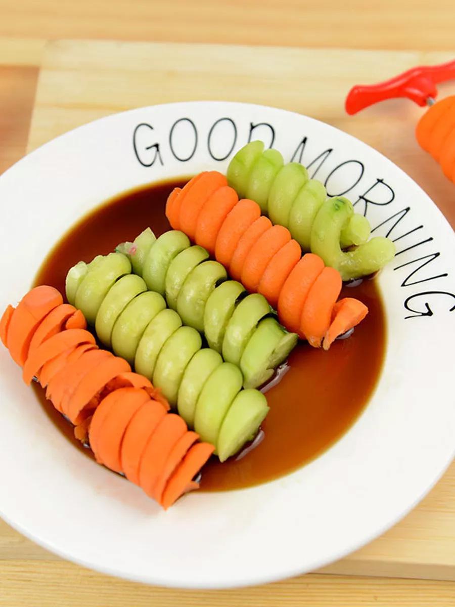 Ніж для карвінгу картоплі та овочів спіраллю 21 см (2174225022) - фото 9 Ніж для карвінгу картоплі та овочів спіраллю 21 см (2174225022) - фото 9