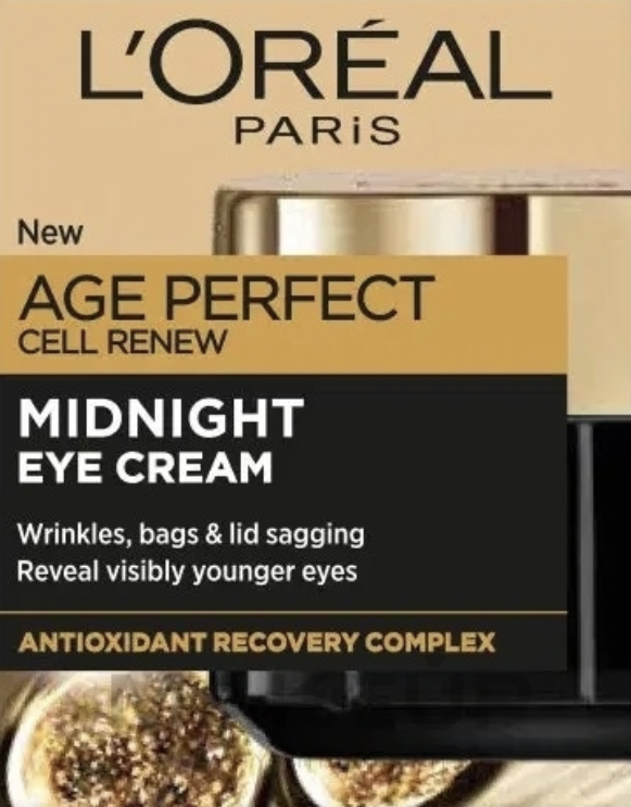 Крем на ночь для глаз L'oreal age perfect cell renew midnight регенерирующий 15 мл - фото 2