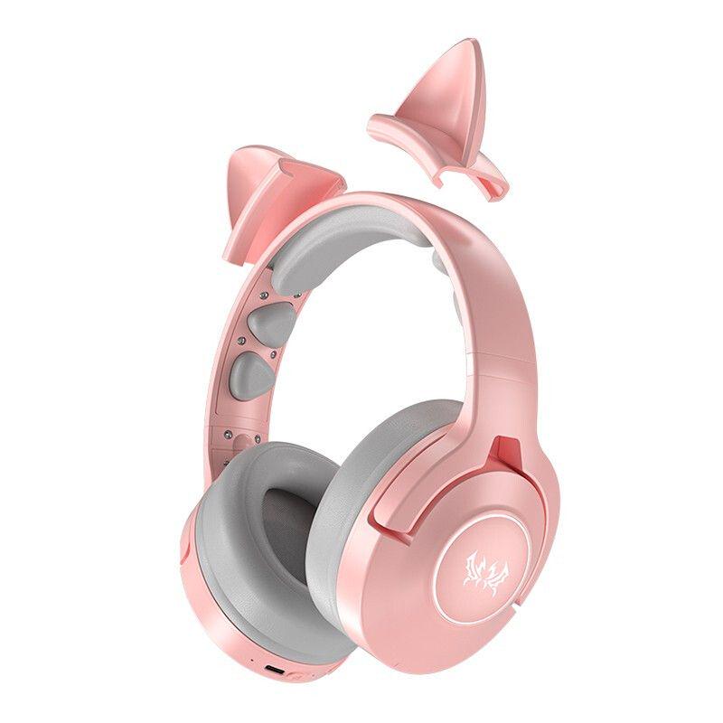 Наушники беспроводные Kotion Each B3520 Bluetooth Gaming Headset Pink (575185)