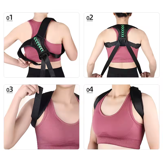 Корректор осанки Clefers Univerpinknylon от сколиоза и сутулости (5013359) - фото 4