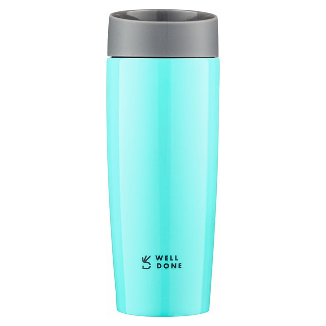 Термокружка Well Done WD-7053T blue вакуумная 380ml