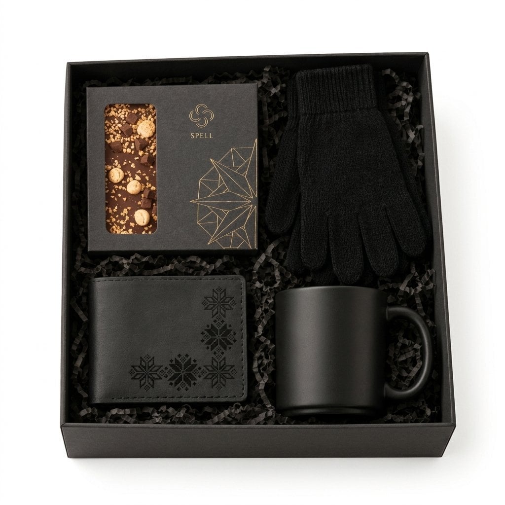 Бокс подарочный для него DuckBox Black Premium (40)