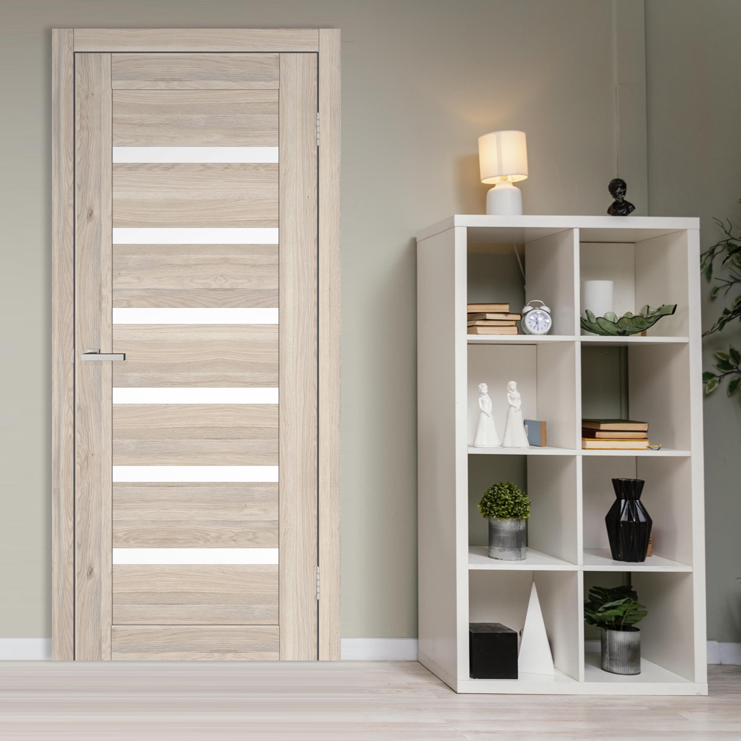 Двері Франція скло сатин 2000х600 мм Дуб Тусон (60808)