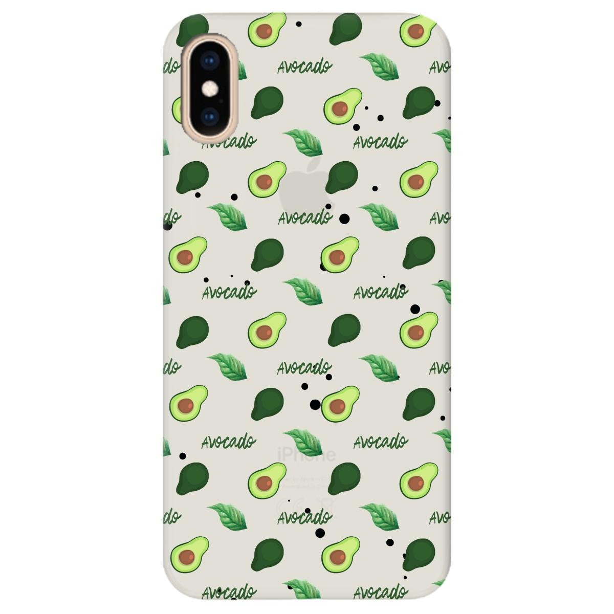 Силиконовый чехол Zorrov для Apple iPhone XS Max - Avocado (11180080248111696)