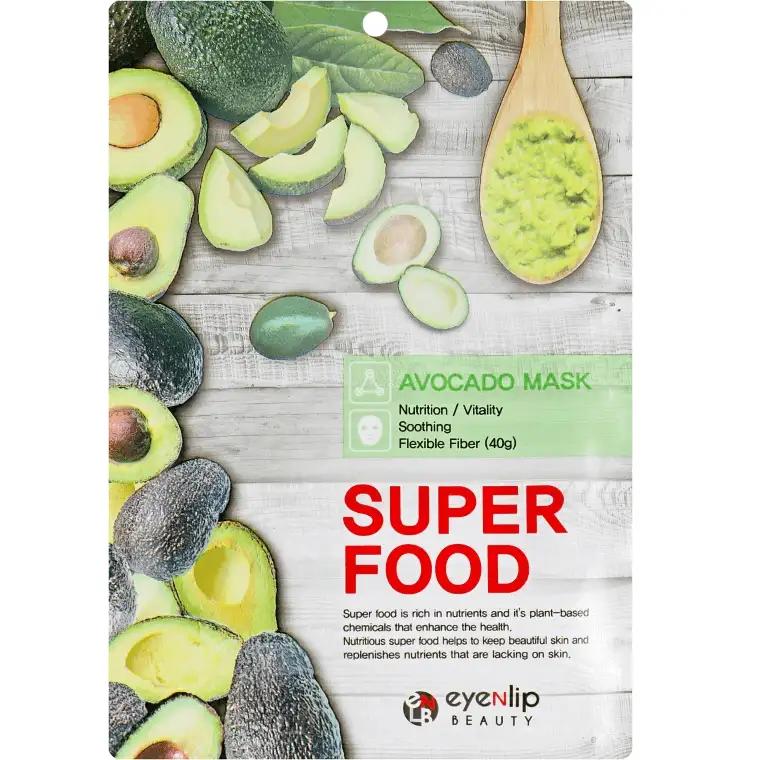 Маска тканинна для обличчя з екстрактом авокадо Eyenlip Super Food Avocado 23 мл (477_1152)