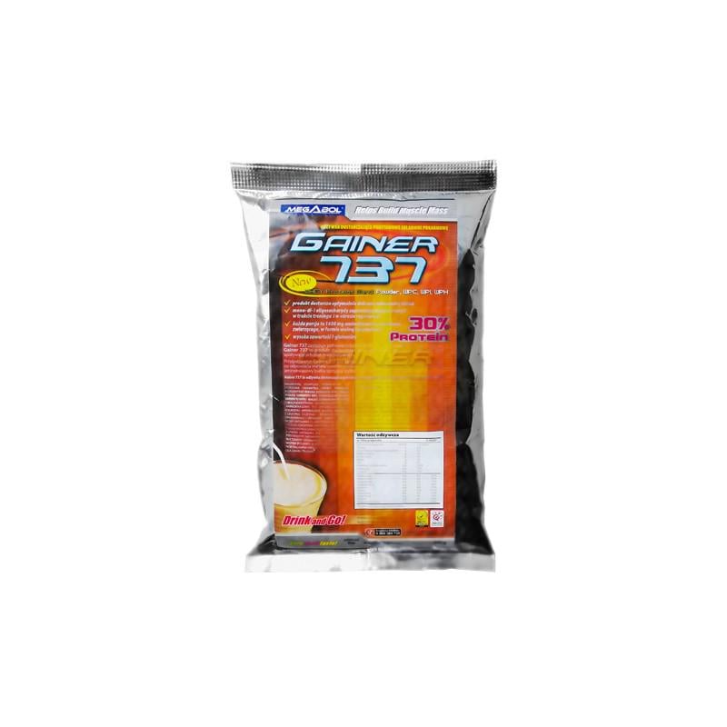 Гейнер Megabol Gainer 737 30% protein Vanilla biscuit 500 г