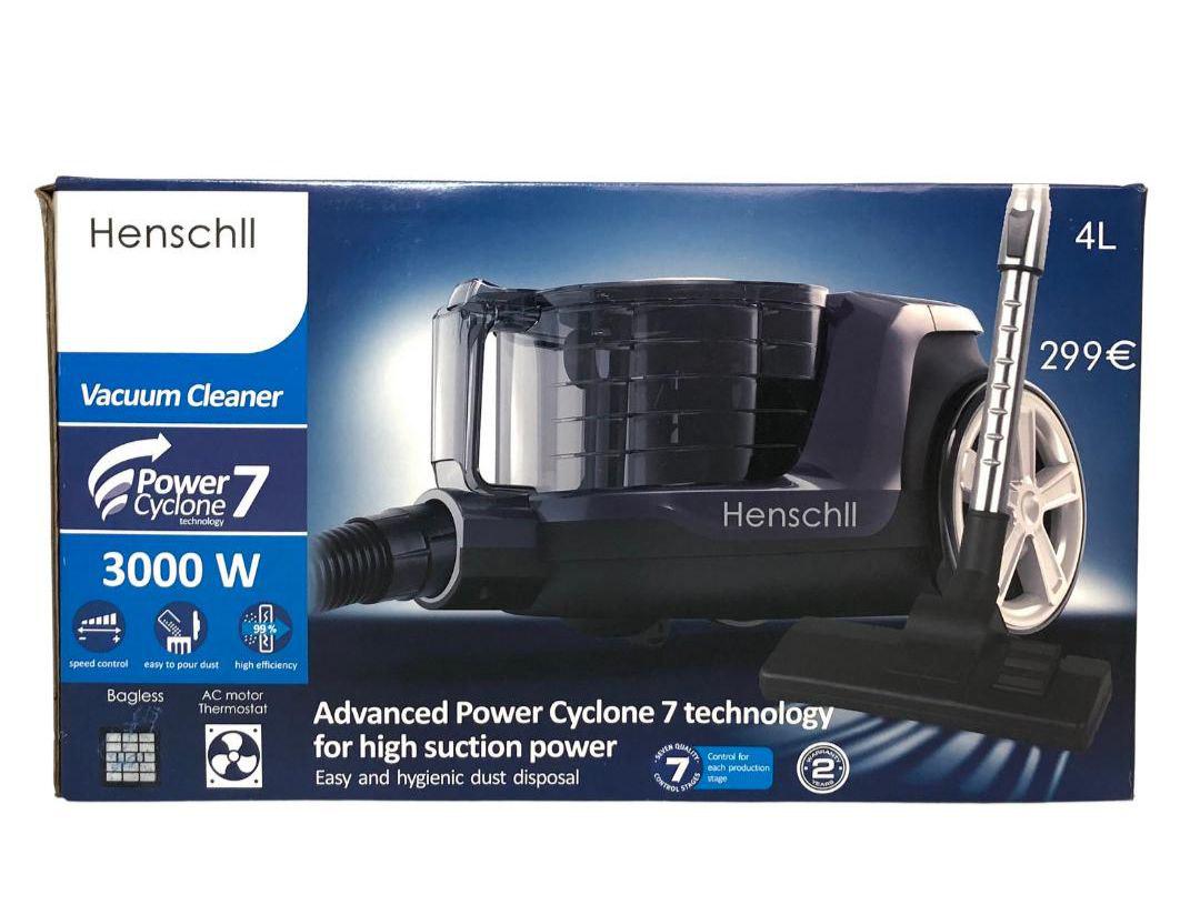 Пилосос контейнерний Henschll XN19-88 3000W 4 л без мішка з регулюванням потужності (XN19-88F) - фото 8 Пилосос контейнерний Henschll XN19-88 3000W 4 л без мішка з регулюванням потужності (XN19-88F) - фото 8
