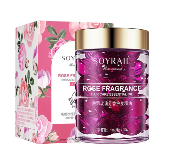 Капсулы для волос Soyraie Hymeys Rose Oil с экстрактом минимальной смазки 30 капс. (2107700937) - фото 1