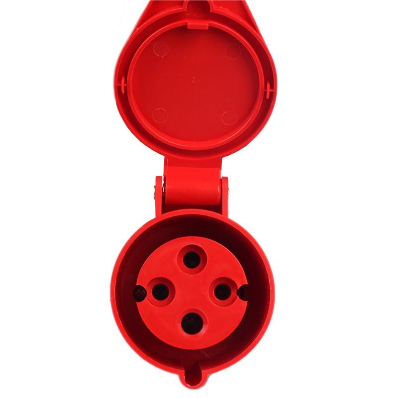 Силовий роз'єм штепсельний переносний 4x32 3P+PE 32 A 380-415 В IP44 (EH-PSM-432) Силовий роз'єм штепсельний переносний 4x32 3P+PE 32 A 380-415 В IP44 (EH-PSM-432)