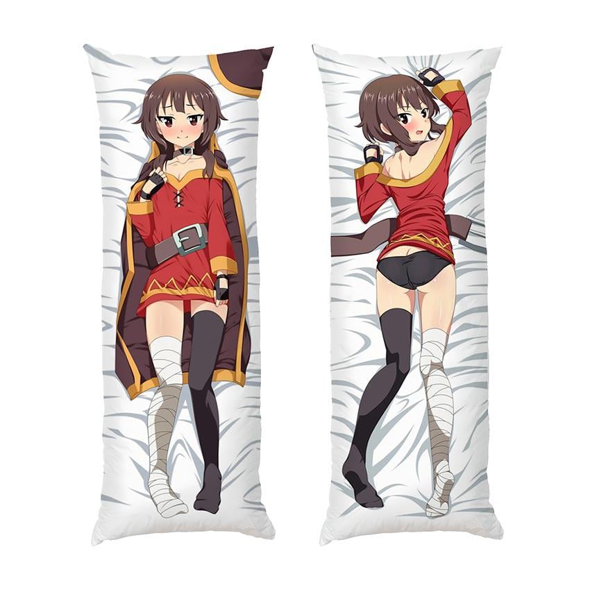 Подушка дакимакура The sorceress Megumin Anime KonoSuba габардин 70х30 см