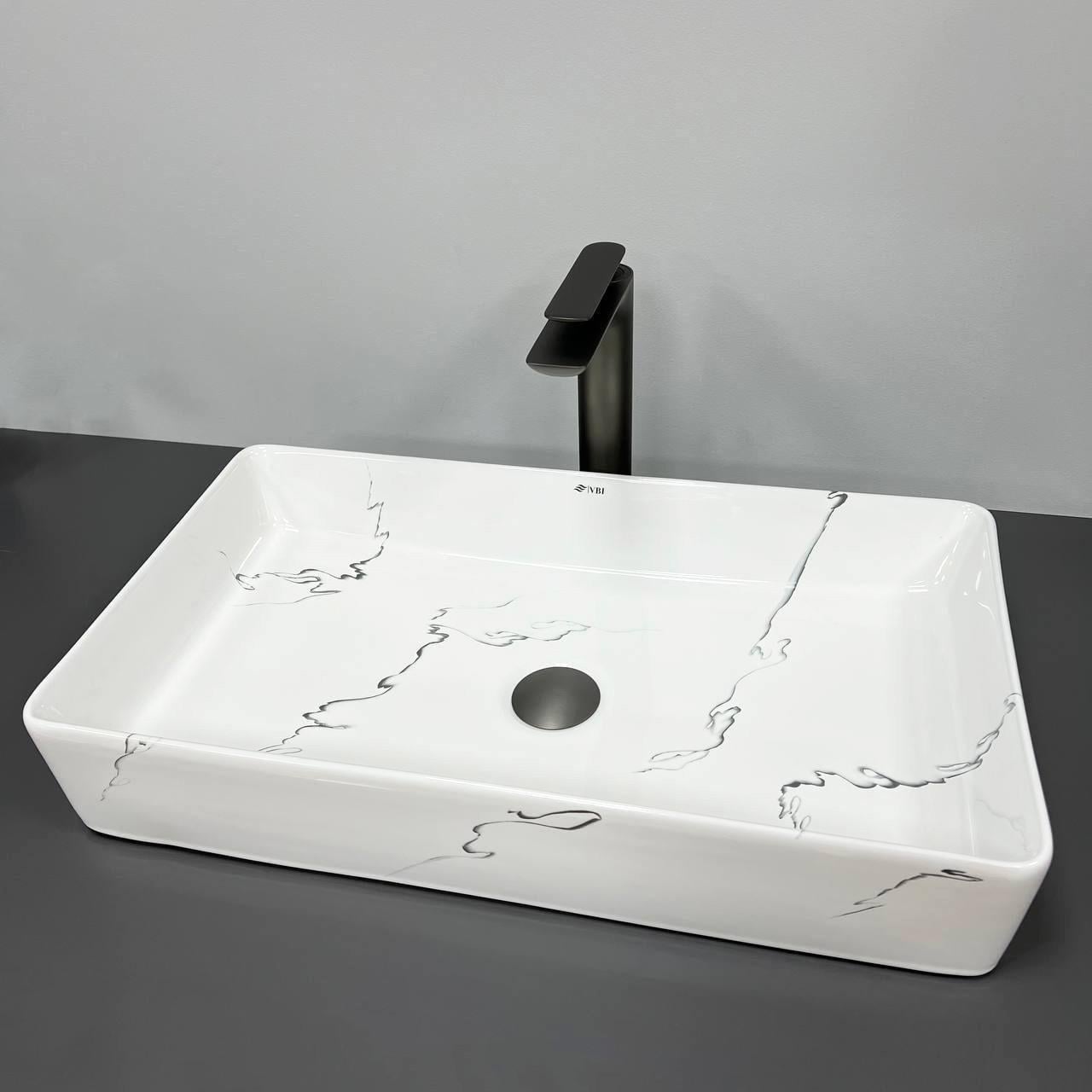 Умывальник накладной VBI TRIEST Marmo Glossy (2808389649)