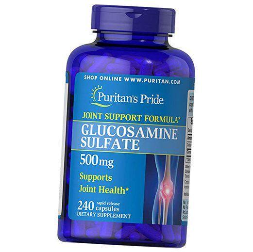 Глюкозамин сульфат Glucosamine Sulfate 1000 Puritan's Pride 240 капс. (22095001)