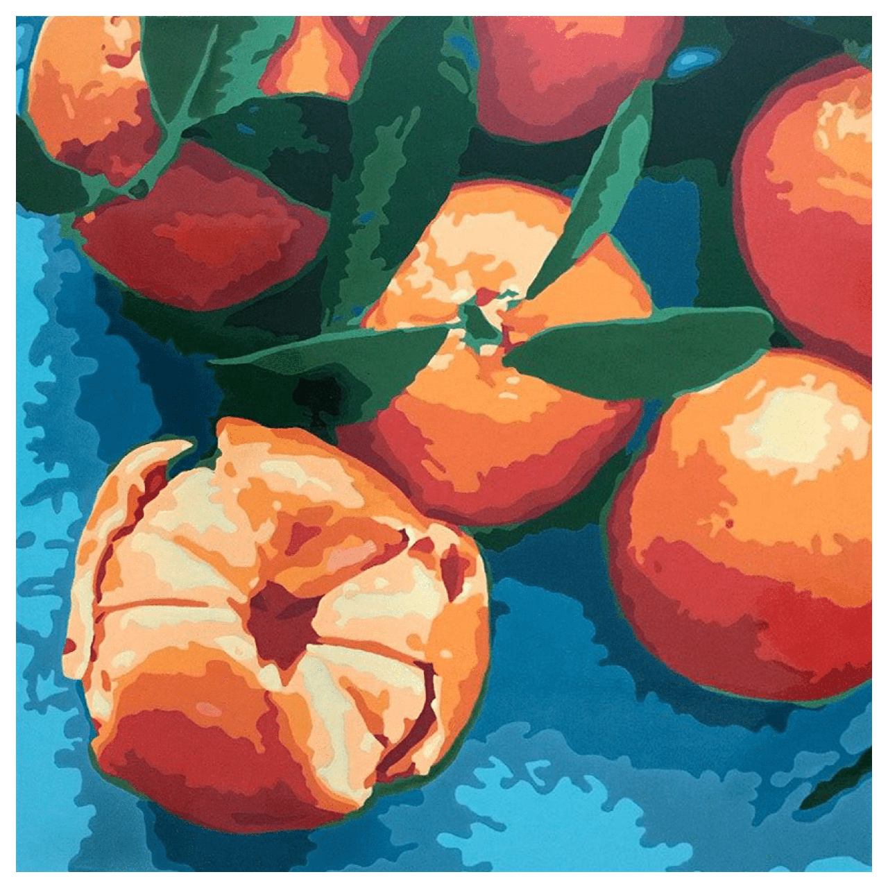 Металлокерамический обогреватель дизайнерский Uden-S-500К Мандарин до 10 м2 600х600 мм (25748400)