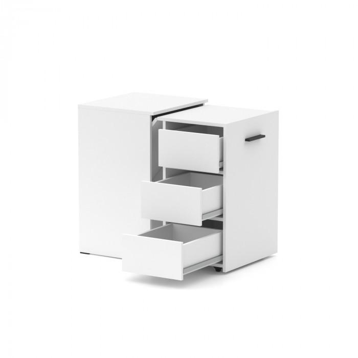 Стол-трансформер Knap Hobana Box 3 World 140х50х75 см Белый (S201030101) - фото 2