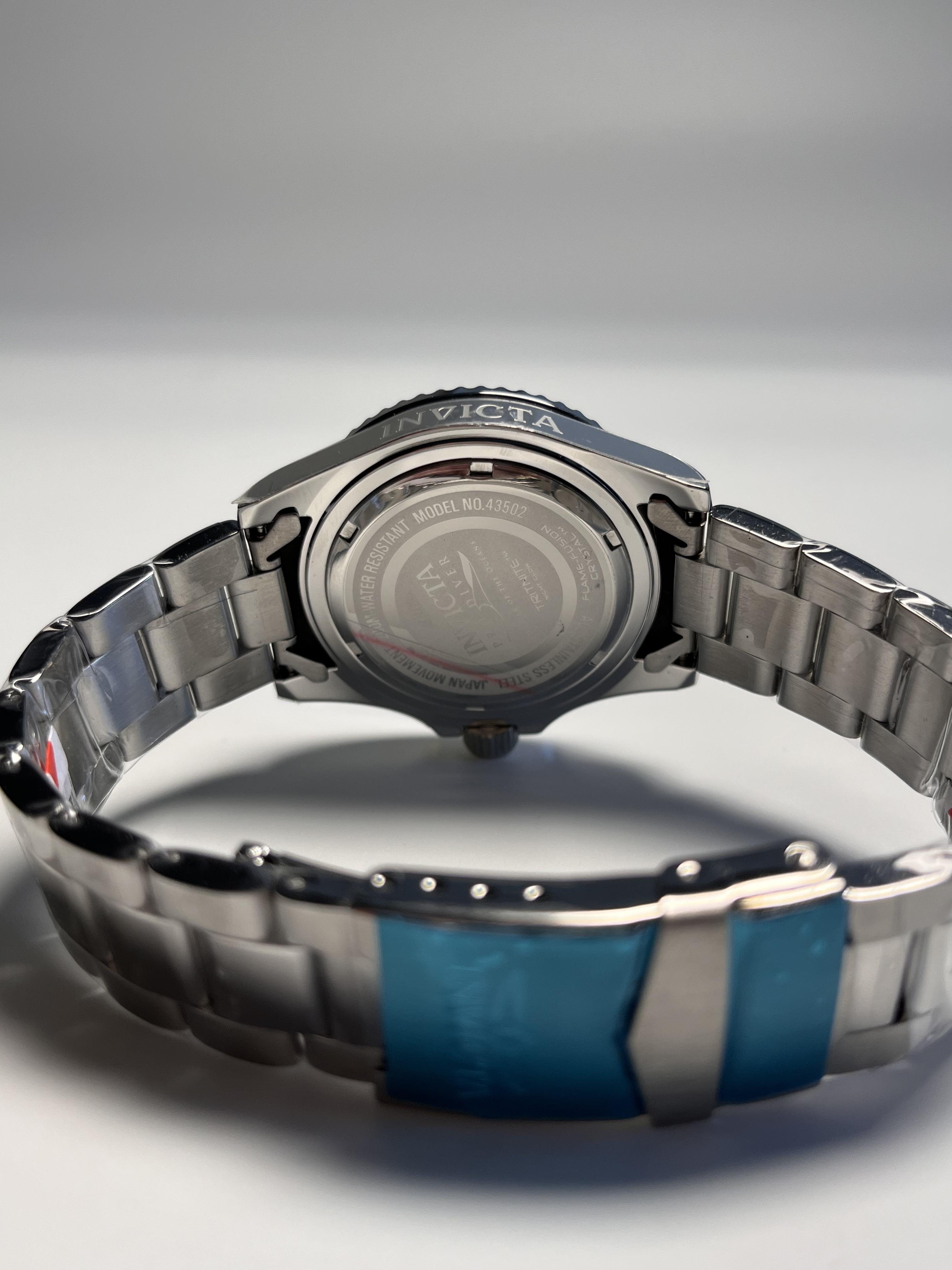 Годинник класичний Invicta 43502 Pro Diver Сріблястий - фото 5 Годинник класичний Invicta 43502 Pro Diver Сріблястий - фото 5