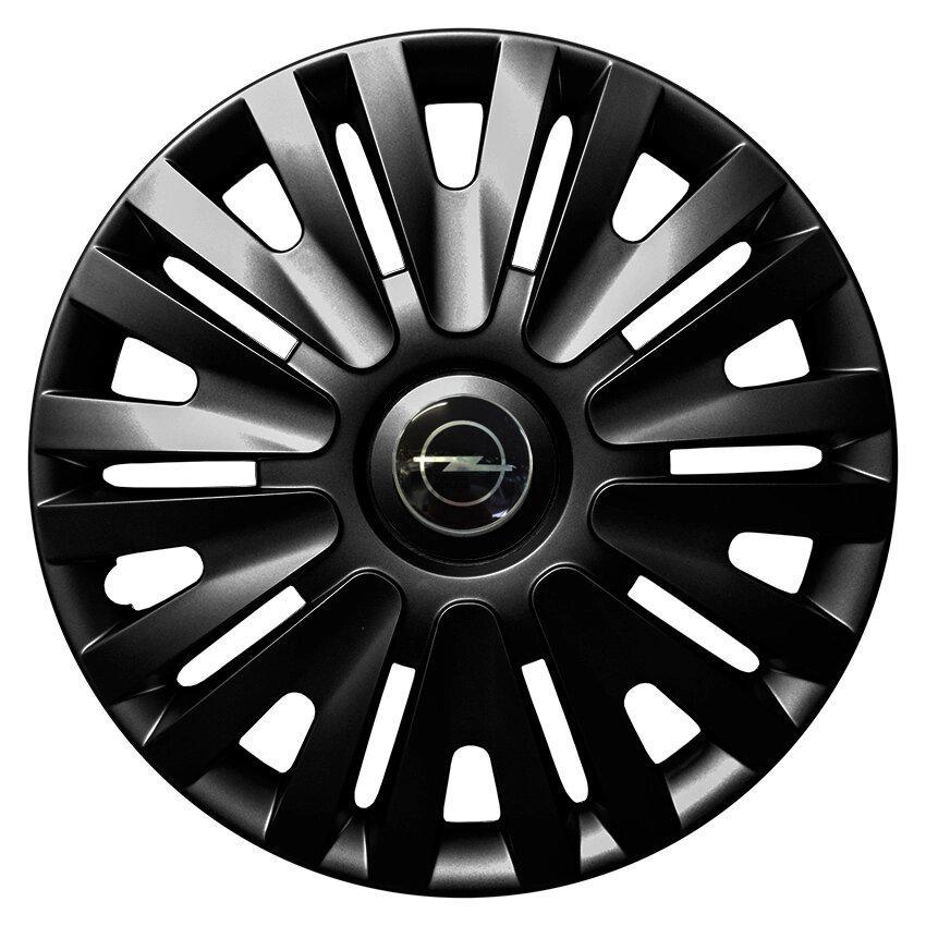 Комплект колпаков JAWOPLAST Alpha R16 для Opel 4 шт. Black (28434935)
