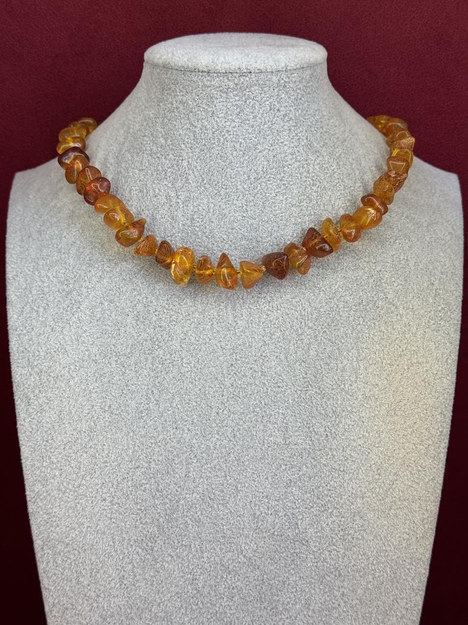 Бусы из янтаря лечебные 43 см (н-835)