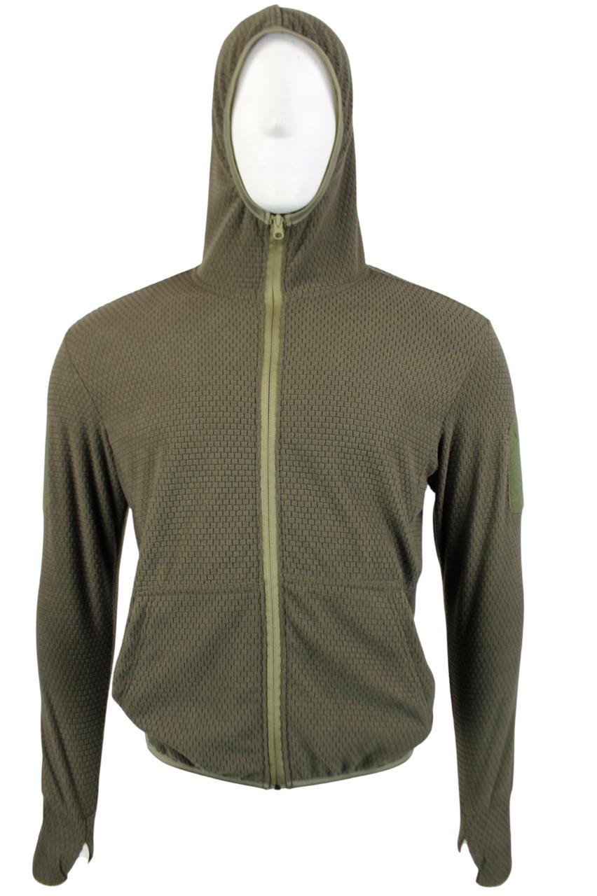Кофта флисовая с капюшоном Grid Fleece Pancer р. 56 Olive (359330856)