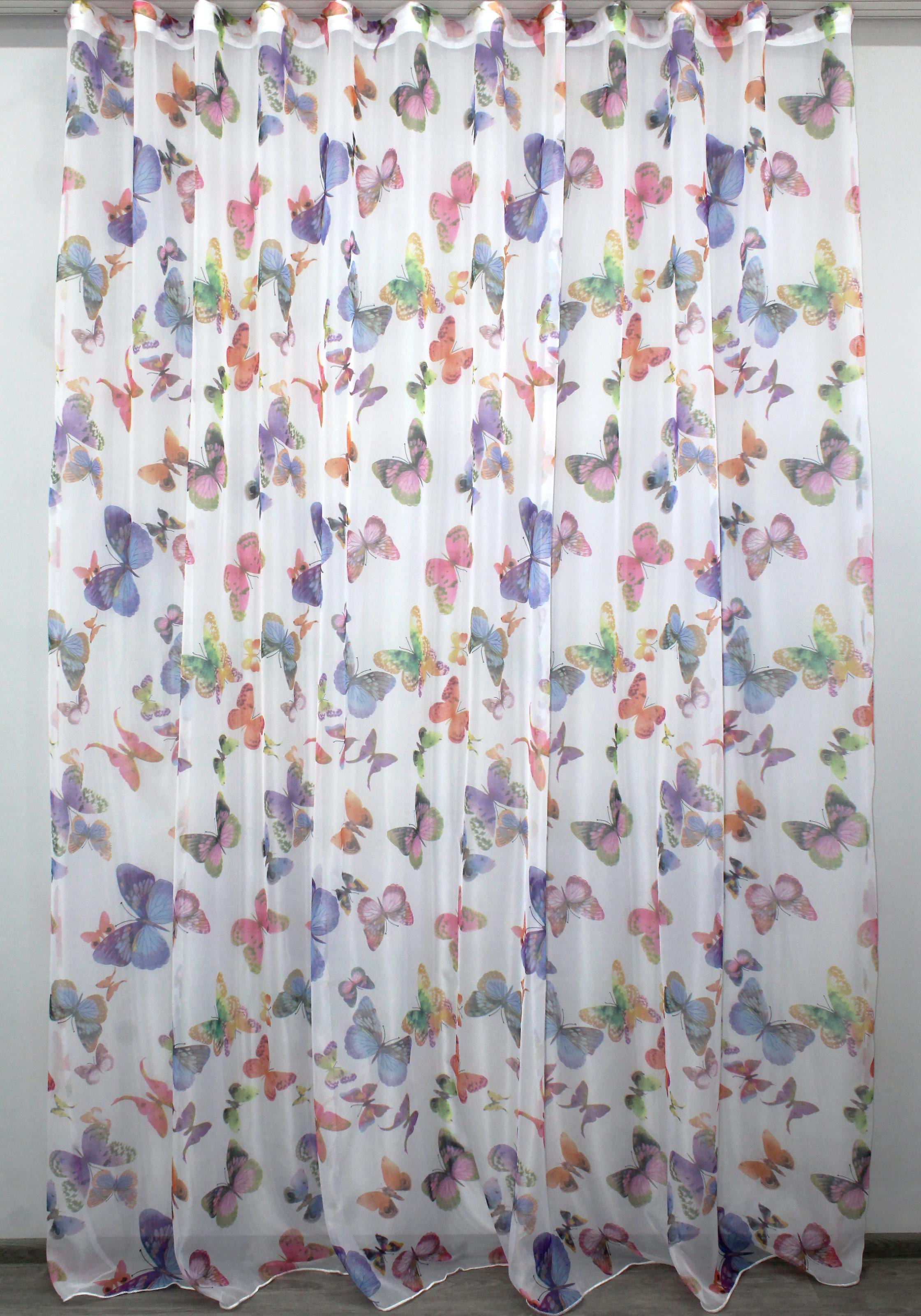 Тюль VR-Textil 1065т шифон 300х270 см Разноцветный (40-879)