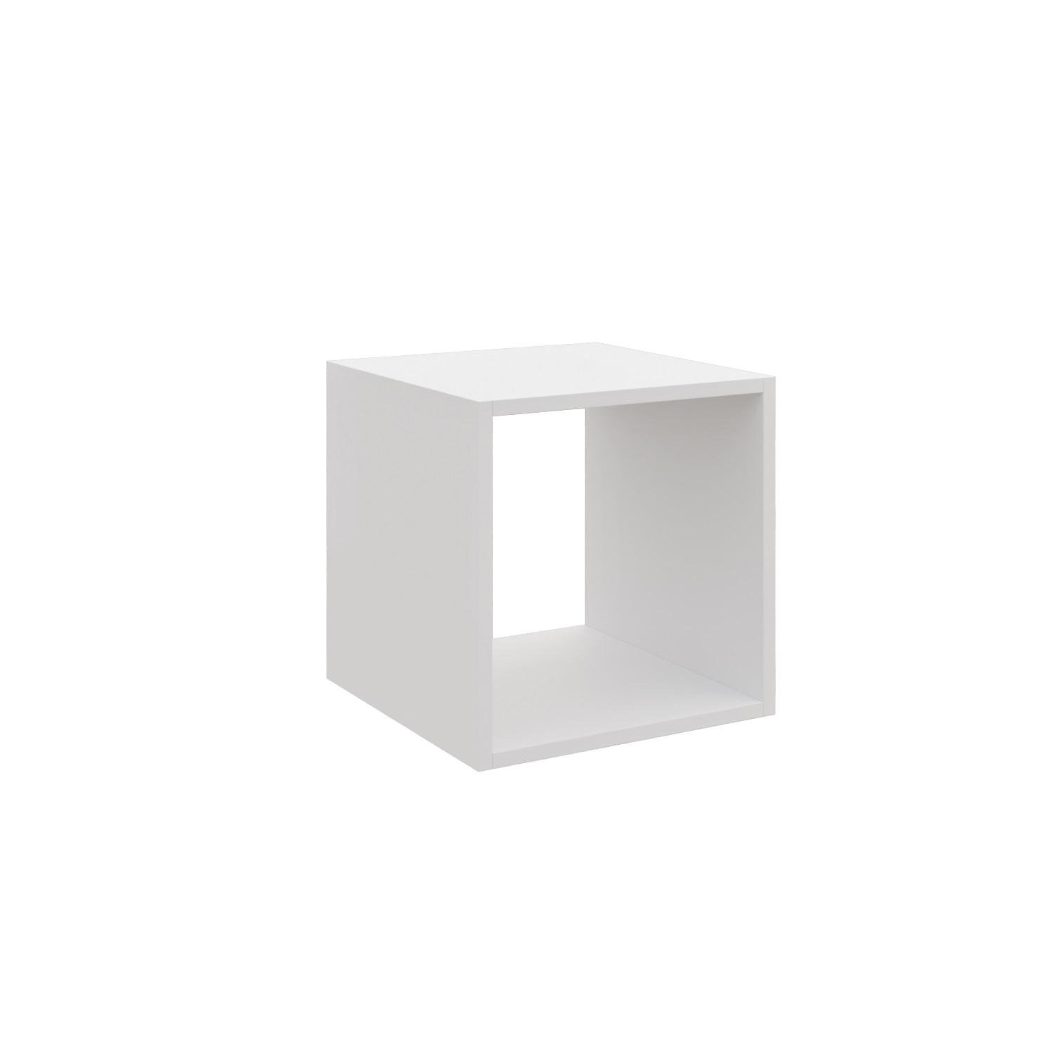 Стелаж настенно-половой MEBLIBUD KUB модульный 1 секция Белый (27193/01)