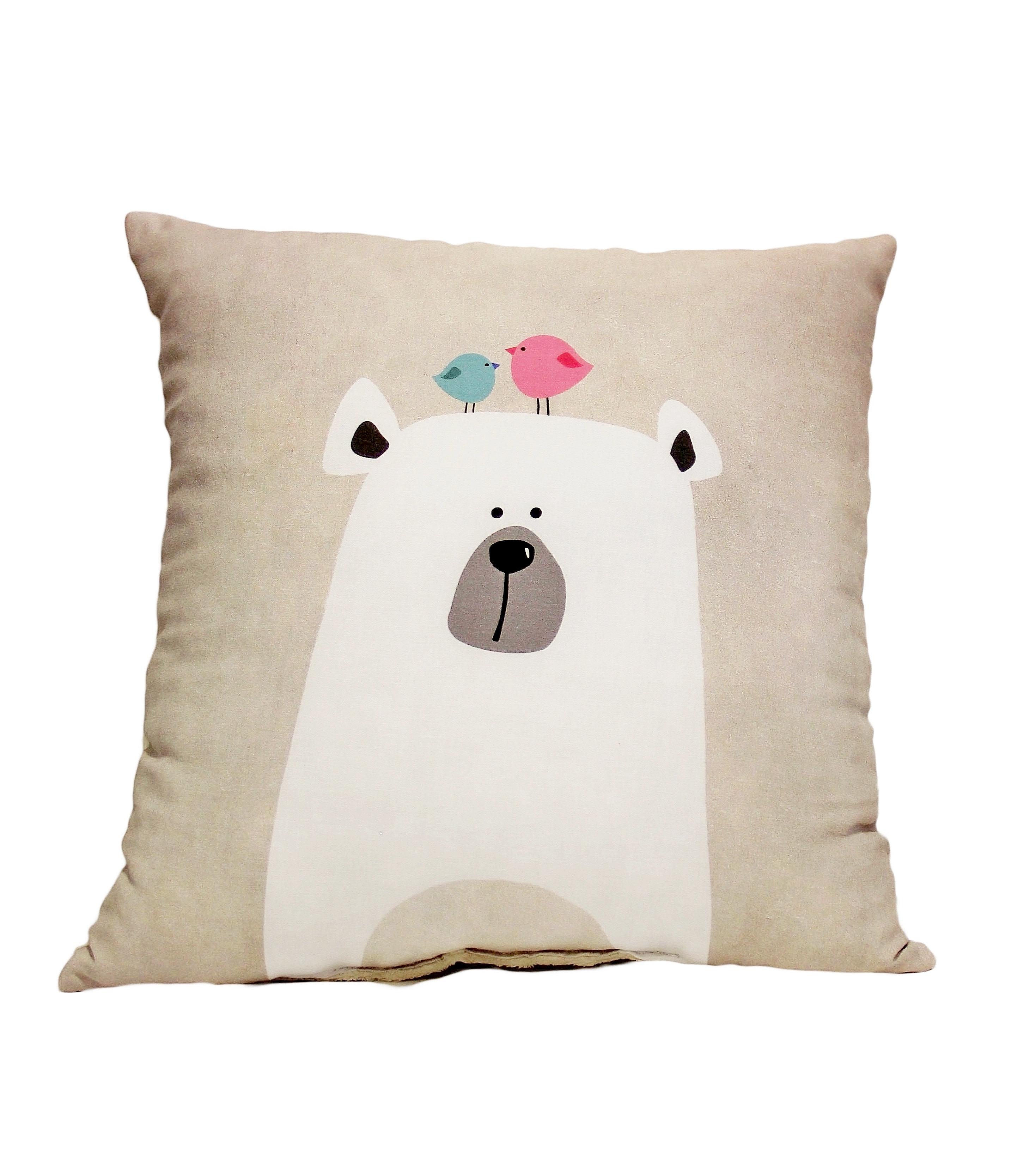 Подушка Bear 40х40 см Бежевий (LAM70)