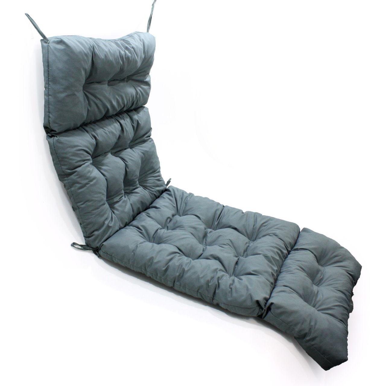 Матрас для шезлонга МІ0008 190х60х10 см Серый (162227) - фото 3 Матрас для шезлонга МІ0008 190х60х10 см Серый (162227) - фото 3