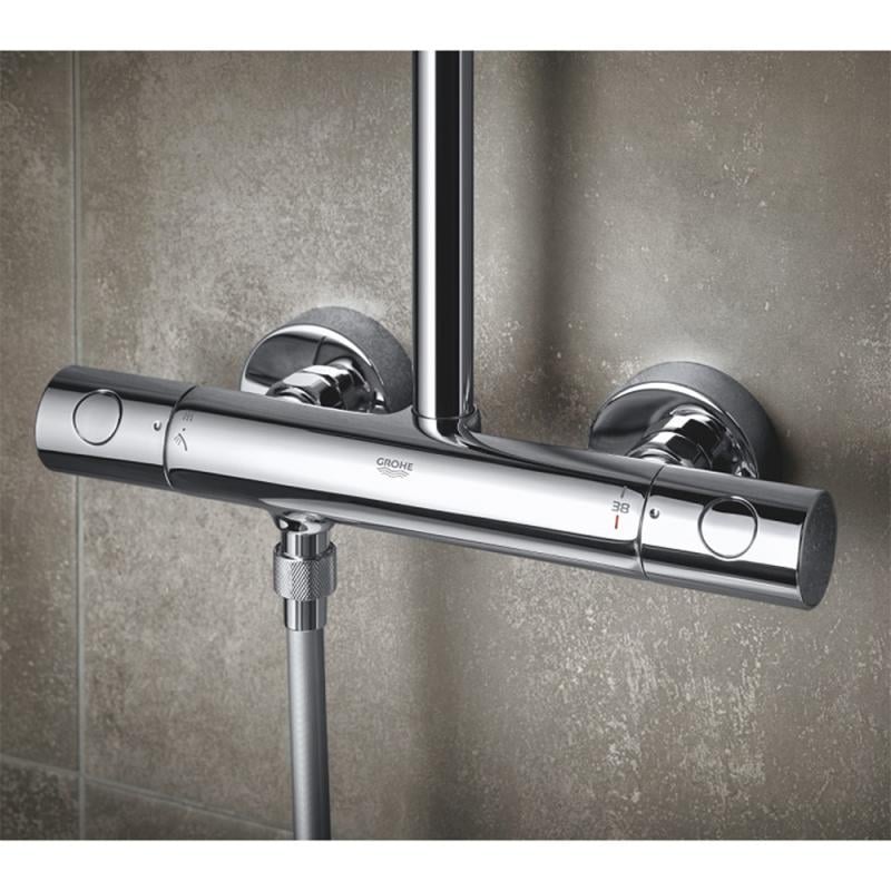 Душова система з термостатом Grohe Tempesta Cosmopolitan 26689000 Хром (77809) - фото 8
