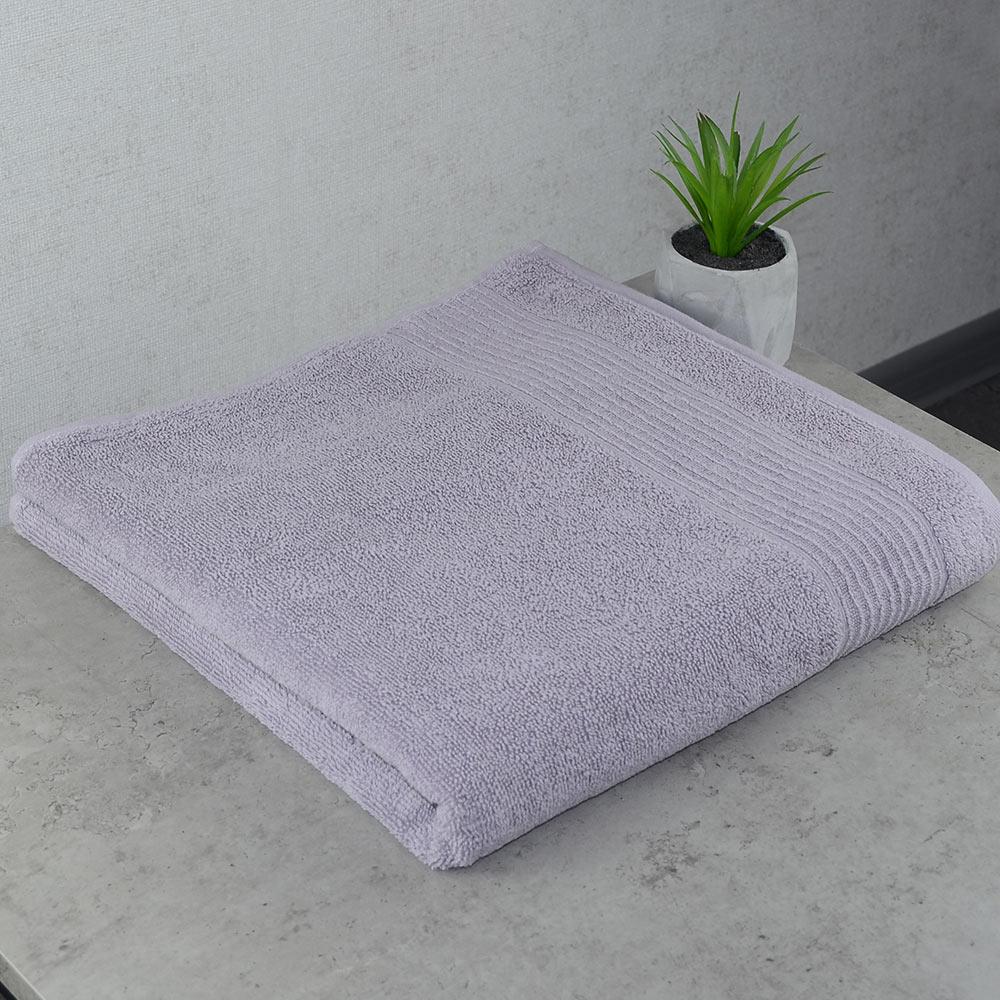 Полотенце махровое для душа GM Textile Line 400 г/м2 100х150 см Пепельный