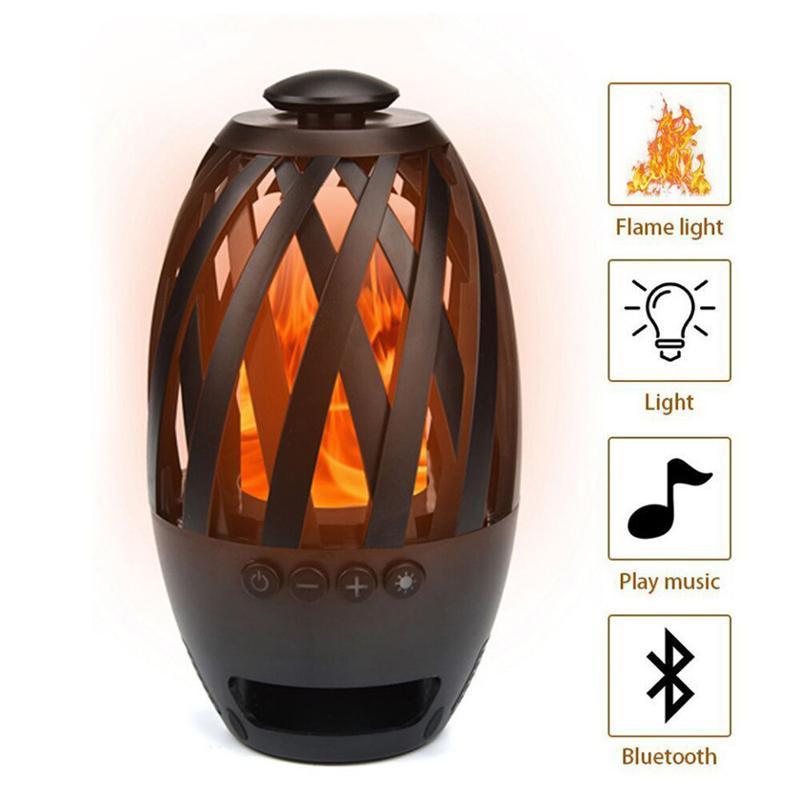 Беспроводная колонка Atmosphere BTS-596-2S c LED Bluetooth Black - фото 8