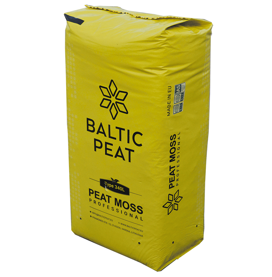 Верховой торф Baltic Peat pH 5,5-6,5 фракция 10-40 мм 150 л - фото 3