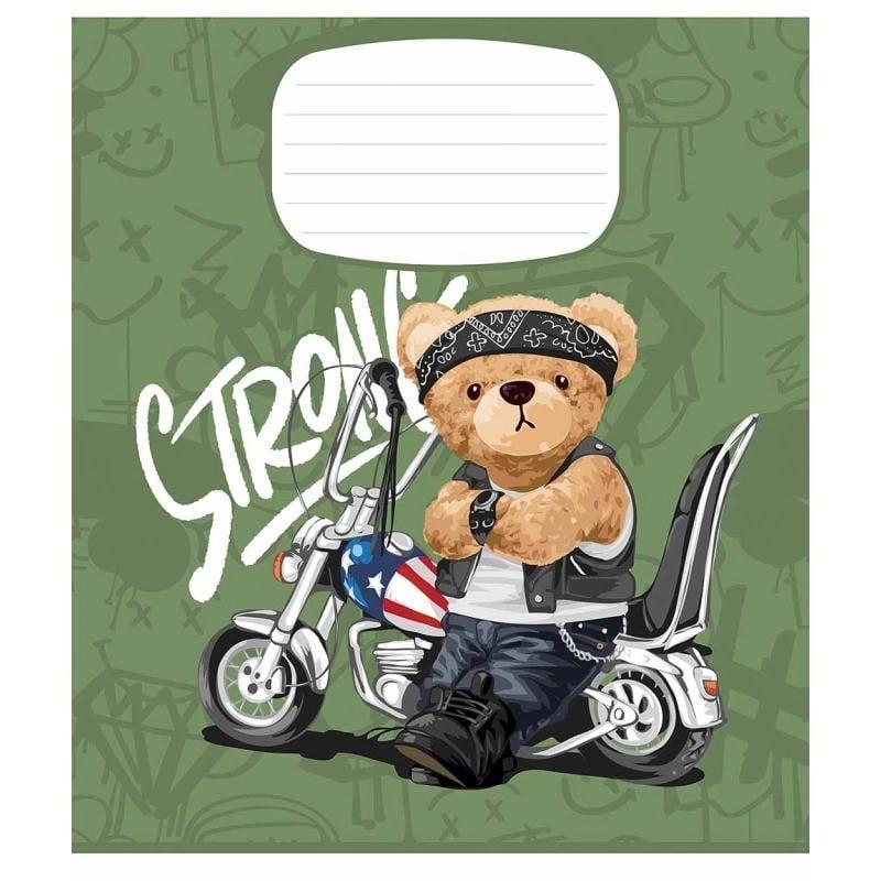 Шкільний зошит Stay Strong 018-3308L-4 в лінію 18 аркушів (RLT43268)