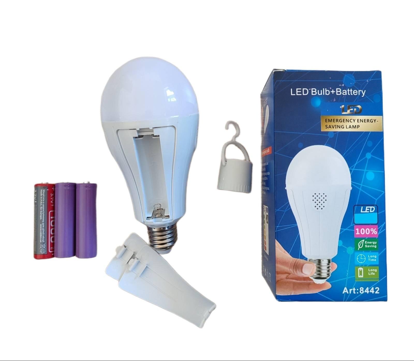 Светодиодная лампа с аккумулятором LED 20W Е27 с крючком (U0000061690)