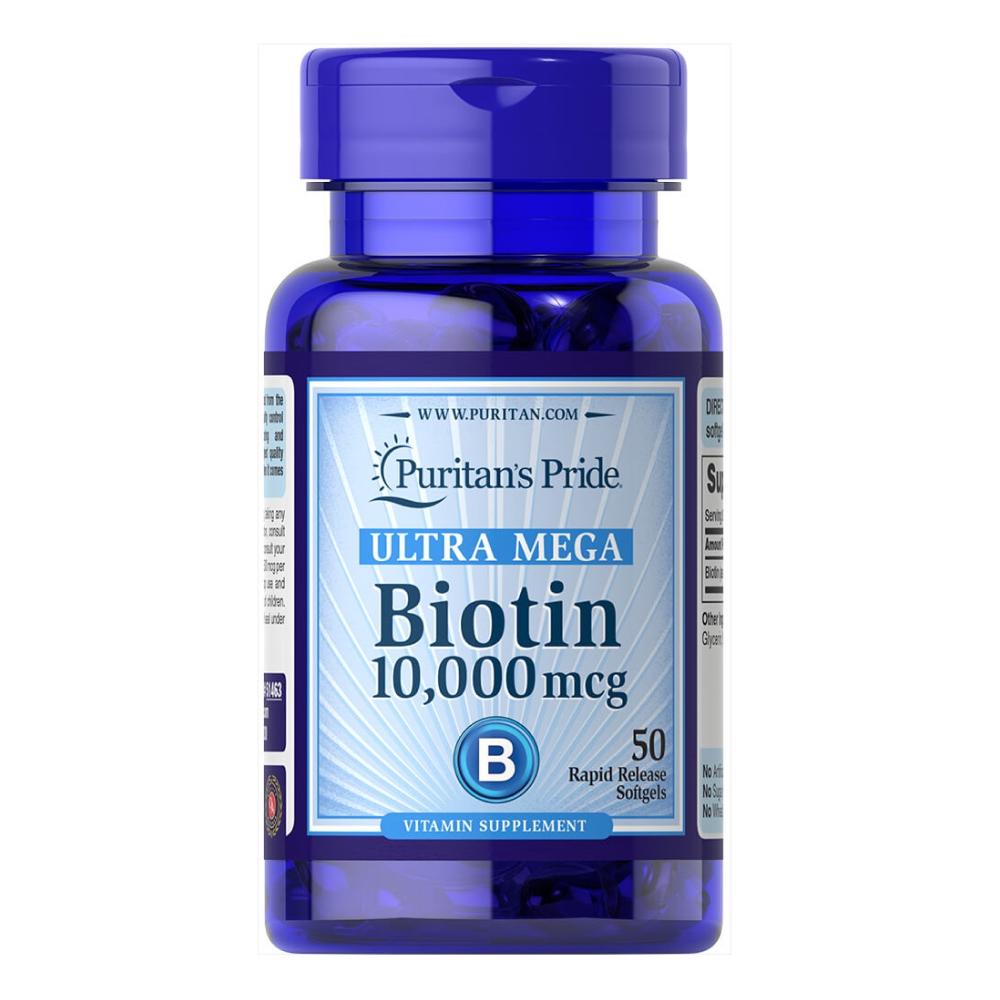 Натуральная добавка Biotin 10000 mcg 50 caps (100-51-6525722-20)
