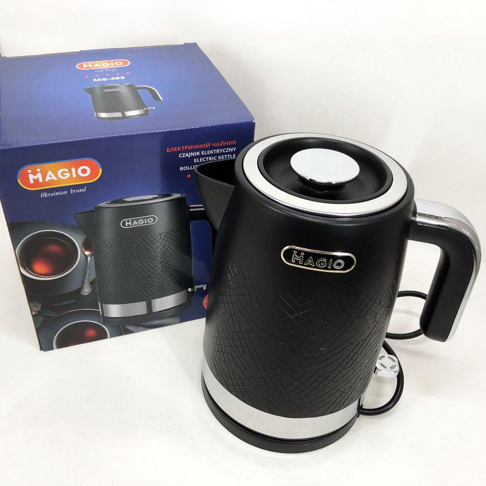 Электрочайник Magio MG-493 1,7 л Черный (338701) - фото 7 Электрочайник Magio MG-493 1,7 л Черный (338701) - фото 7