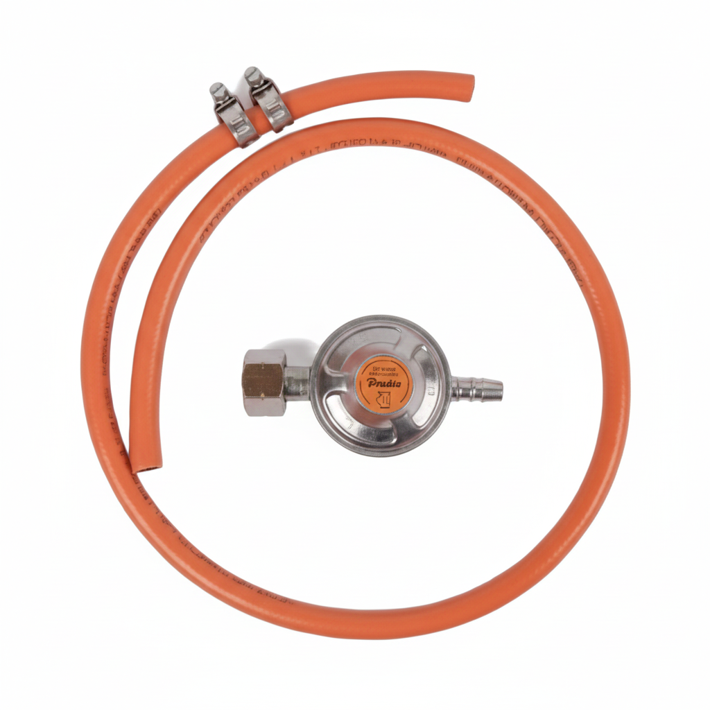 Редуктор газовий та шланг 1 м та 2 хомута