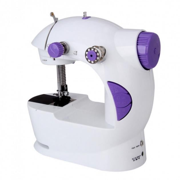 Швейная мини машинка Mini Sewing Machine FHSM-201 с адаптером и педалью (2575434162)