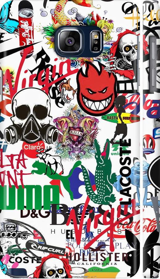 Чехол на Samsung Galaxy Note 5 N920C Many different logos (4022m-127-42517) Чехол на Samsung Galaxy Note 5 N920C Many different logos (4022m-127-42517)